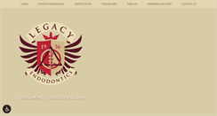 Desktop Screenshot of legacyendodontics.com